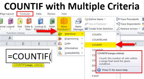 COUNTIF with Multiple Criteria (Formula, Examples) | How to Use?