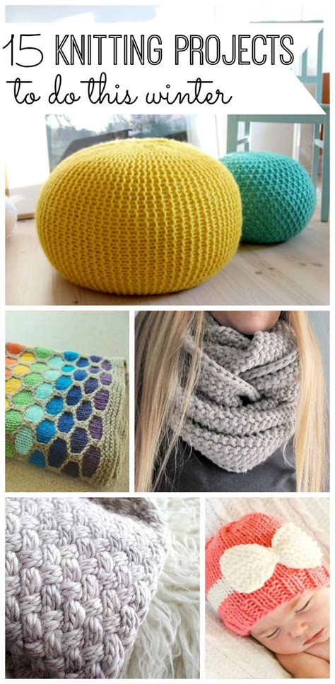 15 Knitting Projects to do this Winter - My Life and Kids