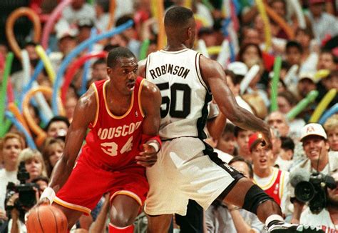 ‘He put on a clinic’: When Hakeem Olajuwon upstaged David Robinson