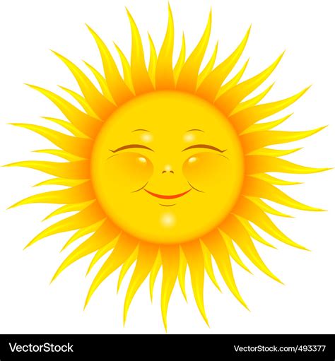 Sunshine Royalty Free Vector Image - VectorStock