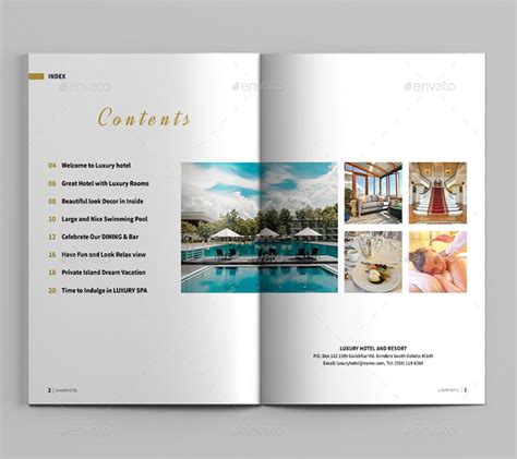 Luxury Hotel Brochure by xtratimebd | GraphicRiver Luxury Rooms, Luxury ...