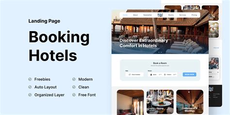 Booking Hotel Landing Page | Figma