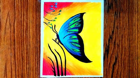 Colorful butterfly sketch easy - Flexry