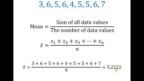 Basic Statistics - Mean - YouTube