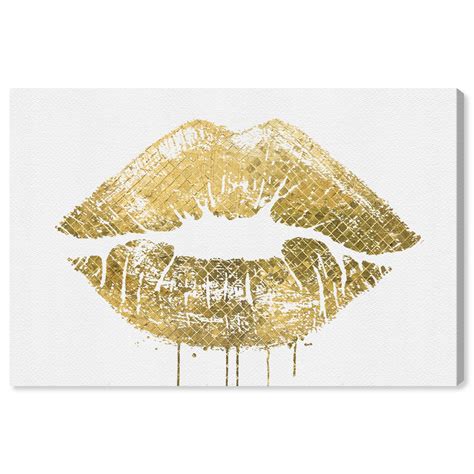 Wynwood Studio Fashion and Glam Wall Art Canvas Prints 'More Gold ...