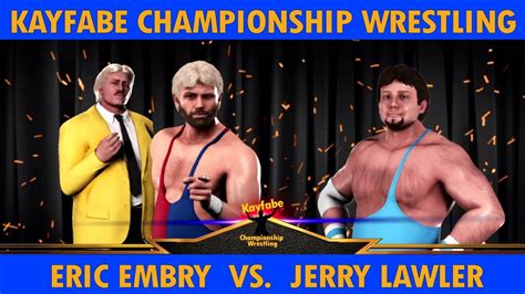 WWE 2K18 - Eric Embry vs. Jerry Lawler - YouTube