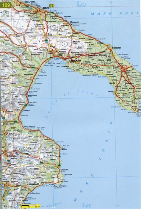 Taranto Map - Italy