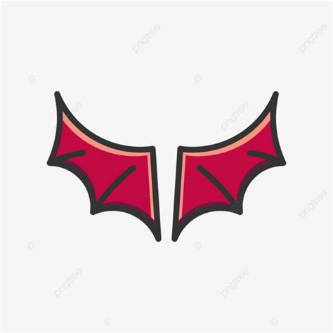 Red Wings Logo Vector Design, Red, Wings, Wing PNG and Vector with ...