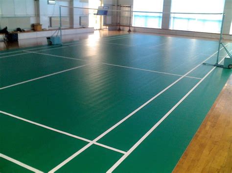 PU / PVC Flooring Indoor Badminton Court Wooden Flooring, Eastern India ...