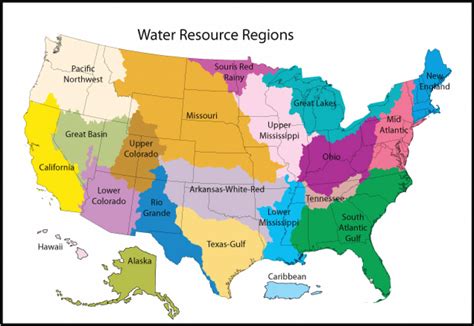 Watershed Map Of The United States - Printable Map