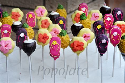 tropical cake pops - Popolate