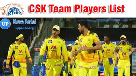 TATA IPL 2022: CSK Team Players List, Match dates, Time & Venue