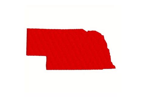 Nebraska State Machine Embroidery Design 6 Sizes Instant Download ...