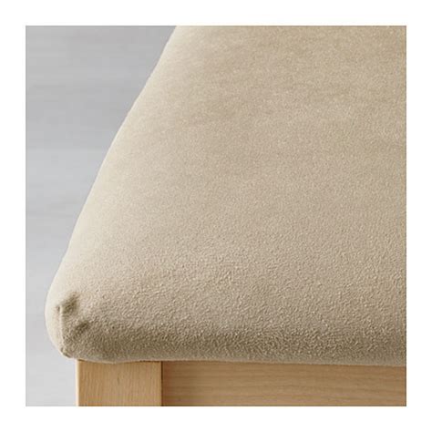 IKEA BORJE Dining Chair SLIPCOVER Cover SET of 4 KUNGSVIK SAND Beige ...