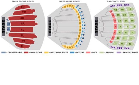 The Chicago Theatre - Seating Chart | Auditorium seating, Theater ...