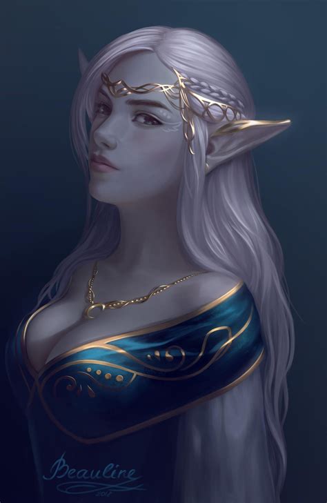 Dark Elf by Beauline on DeviantArt | Fantasy artwork, Elves fantasy ...