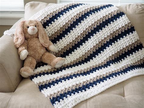 Easy 'Done in a Day' Crochet Baby Blanket | AllFreeCrochet.com