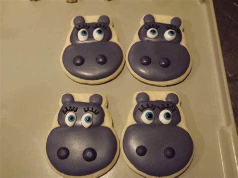 Hippo Cookies..... Log House Cookies | Cookies, Muffin pan, Log homes