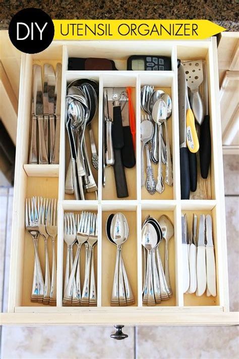 Make Your Own Custom Drawer Organizer | DIY Kitchen Drawer Organizer ...