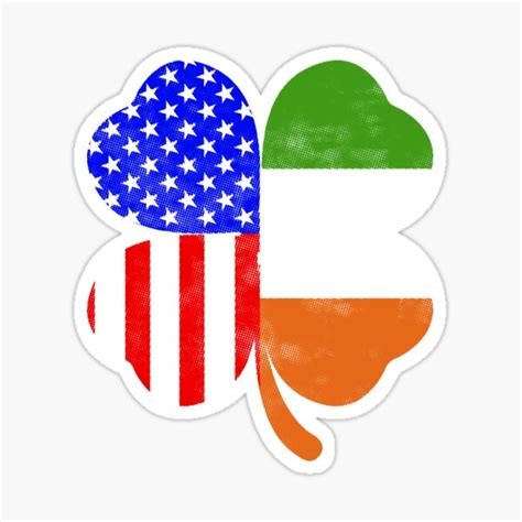 "Irish American Flag" Sticker for Sale by PapaBujuGaming | Redbubble