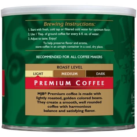 MJB® Premium Coffee Light Roast Ground Coffee, 26 oz - Ralphs