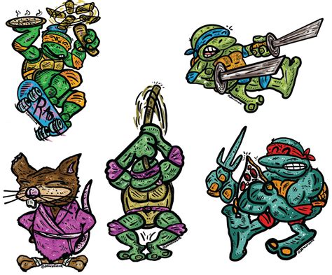 Ninja Turtles Sticker Pack | James Huizar