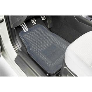 Zone Tech 4 Piece Interior Clear Car Vehicle All Weather Rubber Floor Mats