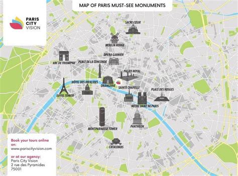 Paris museum map - Map of Paris museum (Île-de-France - France)