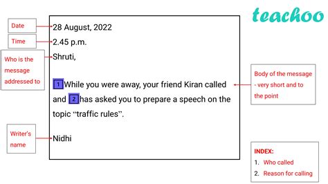Message Writing For Class Format, Examples, Topics,, 47% OFF