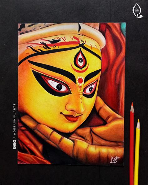 Top 129+ easy durga puja drawing super hot - seven.edu.vn