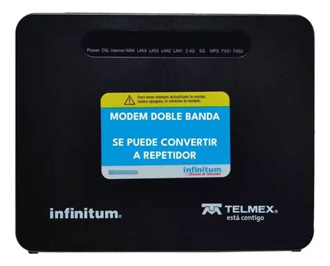 Modem Telmex Doble Banda Sercomm Entry34t Edición 2021 Vdsl | Meses sin ...