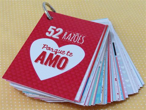 Amor - 52 Razões Porque Te Amo | Elo7 Produtos Especiais