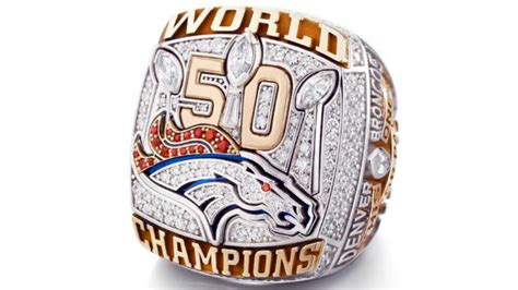 Broncos receive Super Bowl rings that 'will blow out someone’s shoulder ...