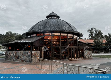 Glass Wall House with Dome Rooftop Stock Image - Image of outdoor, dome ...