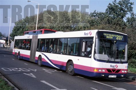 35mm Colour Slide First Volvo B10LA V607GGB in 2001 | Trotskee Travel