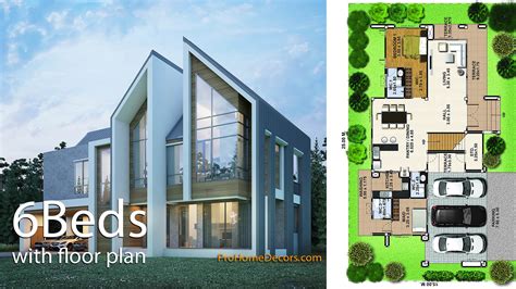 House Design Plot 25x15 with 6 Bedrooms - Pro Home Decor Z