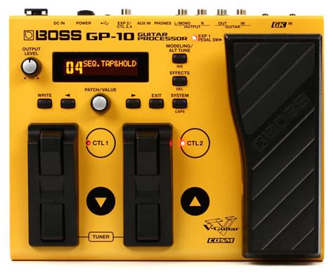 Boss GP-10 Guitar Processor without GK-3 Pickup | Sweetwater