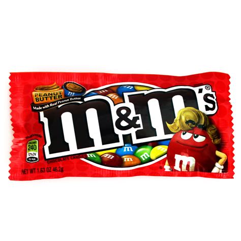 M&M’S PEANUT BUTTER 1.63OZ (46.2G) 1 - American Candy N Drinks Ltd