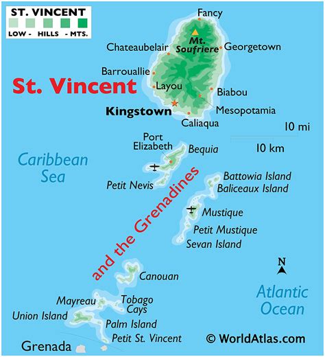 St Vincent and the Grenadines Maps & Facts - World Atlas