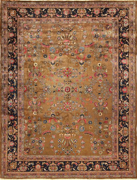 Floral Room Size Antique Indian Rug 49514 Nazmiyal Antique Rugs ...