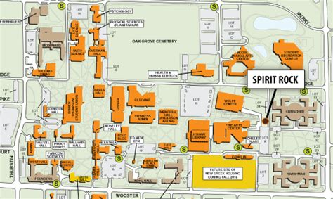 Bowling Green Campus Map – Map Vector