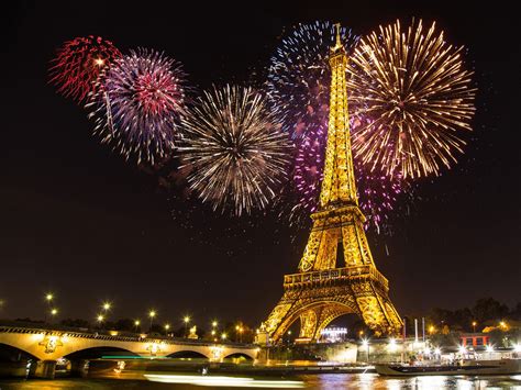 2021 Eiffel Tower Paris Fireworks Vinyl Photography Backdrops City ...