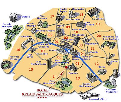 Hotel Relais Saint Jacques Paris near the Latin Quarter (Quartier Latin ...