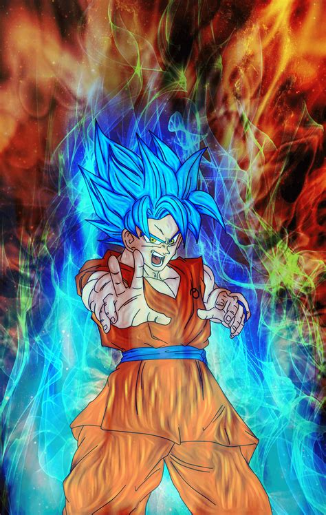 Super Saiyan God Super Saiyan Goku Wallpapers - Wallpaper Cave