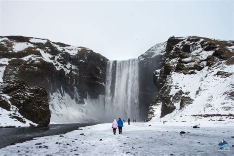 Skogafoss waterfall in winter time | Skogafoss waterfall, Day tours, Lagoon