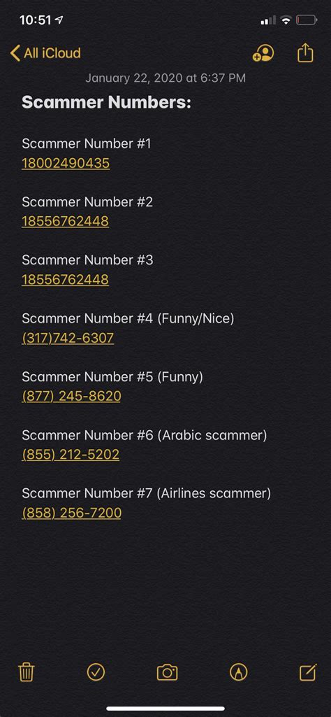 Feel free to prank call some of them! All these numbers are working ...