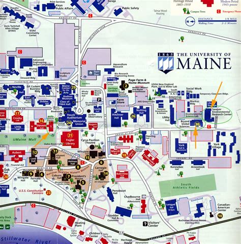 University Of Maine Campus Map – Canada Map