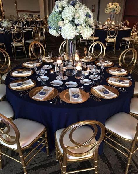 navy blue and gold wedding decorations - Whacking Webzine Bildergallerie