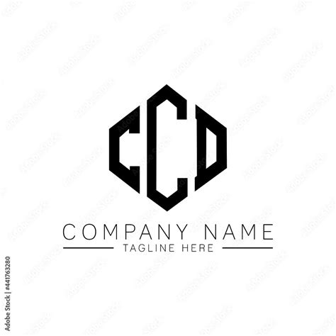 CCD letter logo design with polygon shape. CCD polygon logo monogram ...