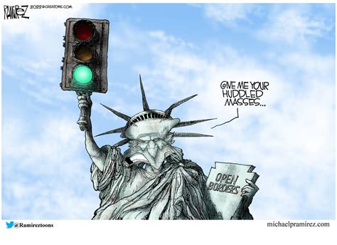 Statue Of Liberty Political Cartoon Immigration